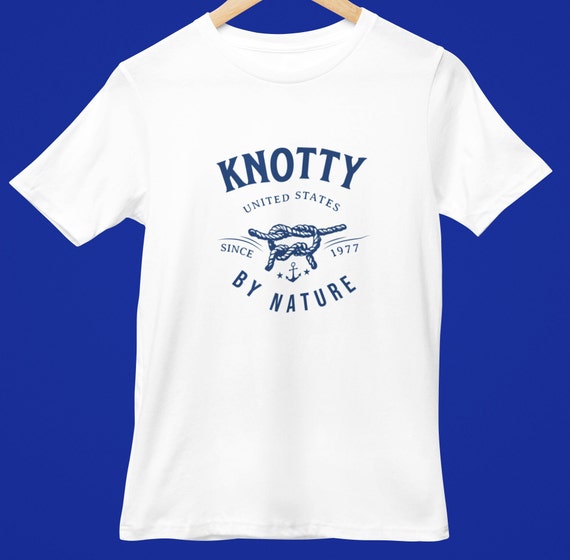 Knotty By Nature by Retro Boater Unisex Jersey Short Sleeve Tee Knotty By Nature by Retro Boater Unisex Jersey Short Sleeve Tee