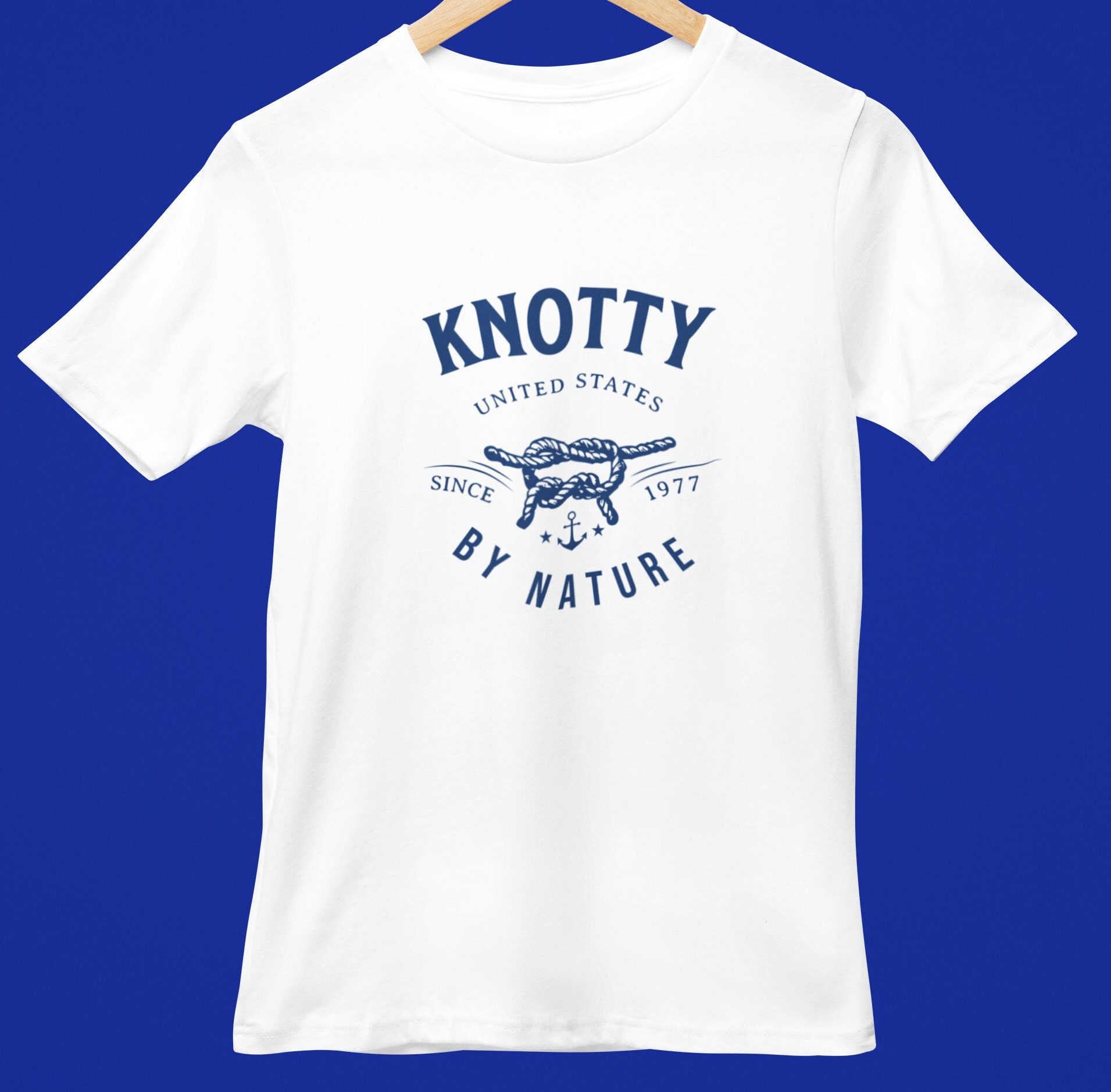 Knotty By Nature by Retro Boater Unisex Jersey Short Sleeve Tee Knotty By Nature by Retro Boater Unisex Jersey Short Sleeve Tee