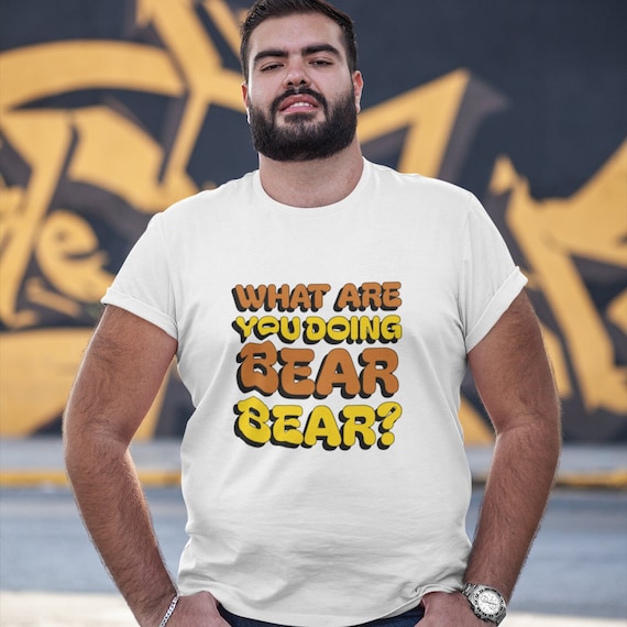 Mens Cool Red Yellow Bear - Lgbt Gay Pride T-Shirt Mens Cool Red Yellow Bear - Lgbt Gay Pride T-Shirt