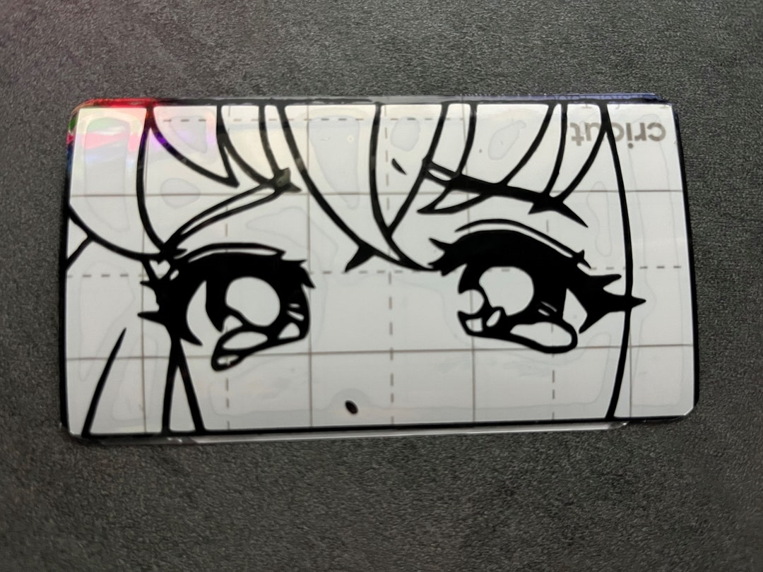 Sad Manga Anime Girl Vinyl Sticker - Etsy