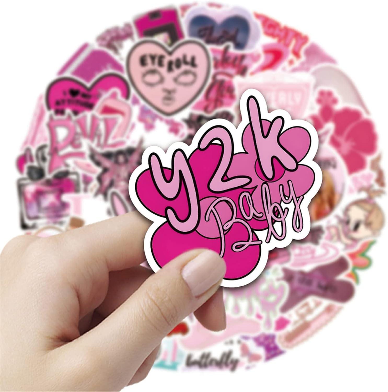 k♡ Amazon.com: ZUIYIJIANGNAN Red Aesthetic Stickers 50Pcs