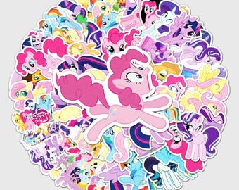 My Little Pony Stickers | Waterproof Vinyl Decals, Laptop & Water Bottle (50PCS)