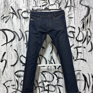 Diesel Lakop Regular Slim-Tapered Denim Jeans Regular Mens Size 33x34