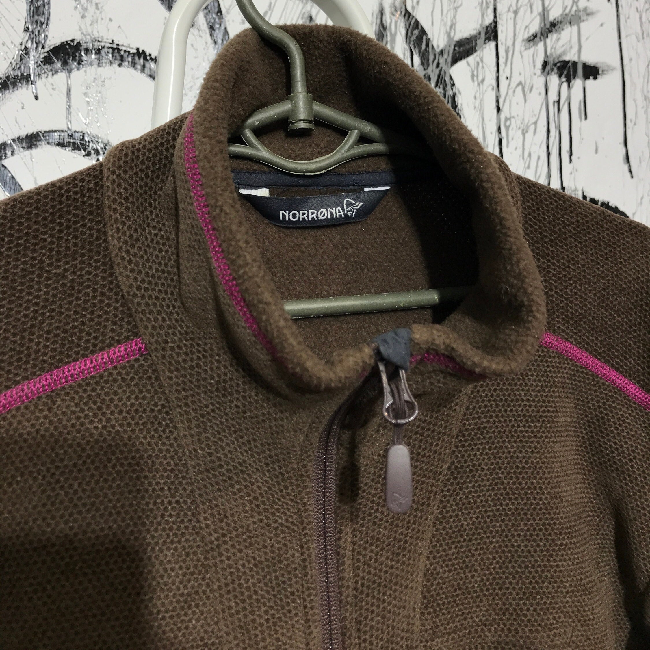 Pull Polaire Norrona Roldal Taille L Bleu Capuche Fermeture Intégrale - Occasion (Bouloche)