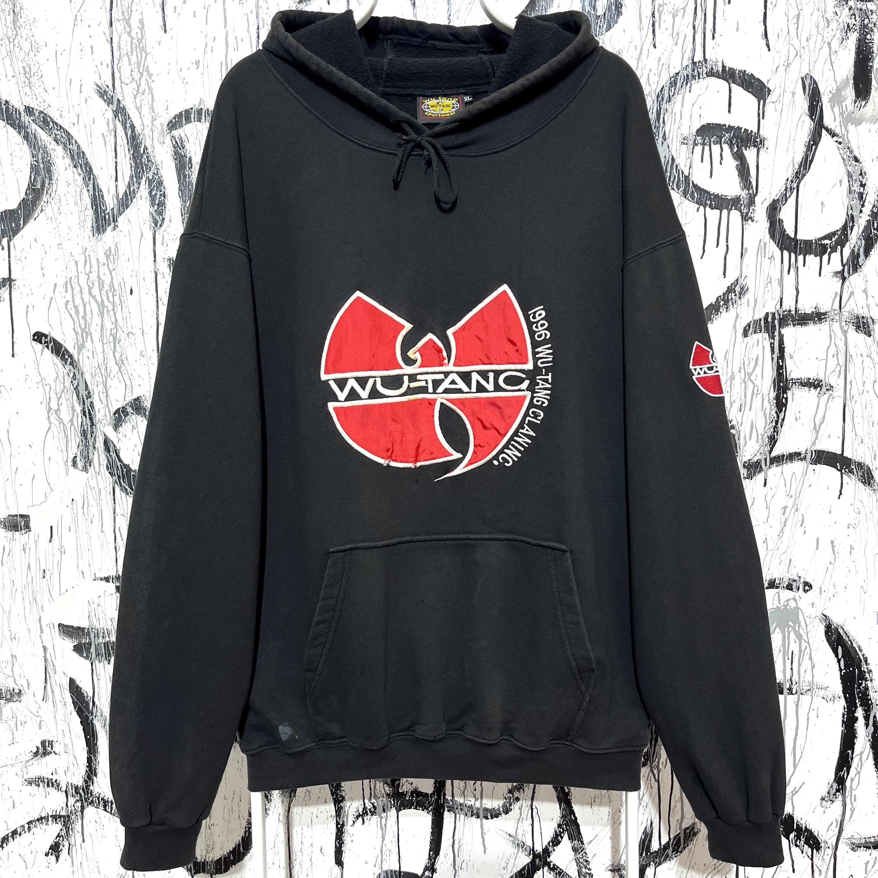 Wu Tang Clan Hoodie Size Medium Logo Black - View #6