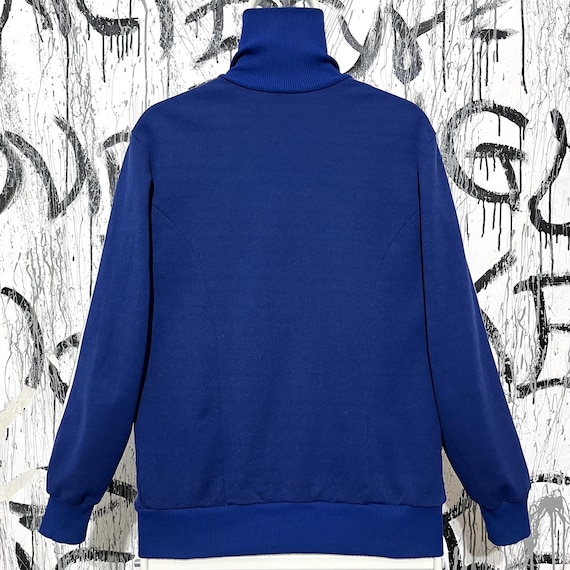 Vintage 80s Adidas Full Zip Track Jacket Womens Yugoslavia Blue