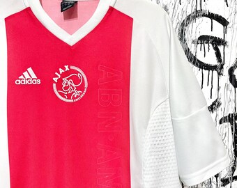 Vintage Adidas 02/03 Ajax ABN AMRO Amsterdam Size L Soccer Jersey
