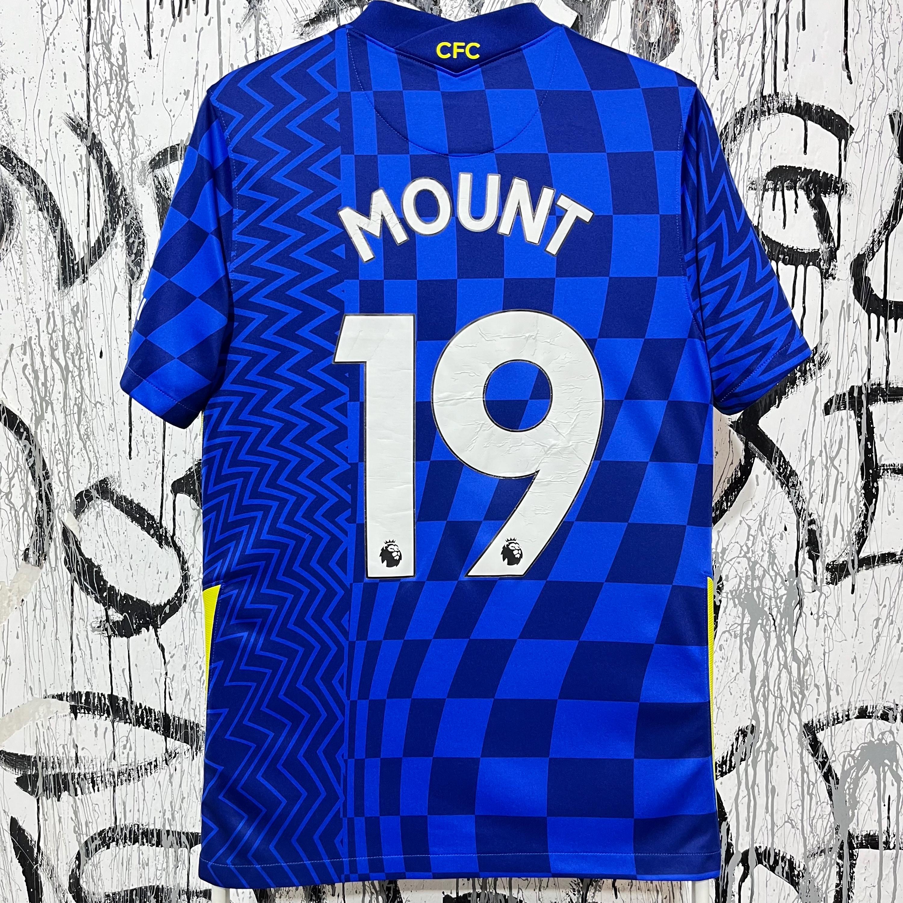 Chelsea #19 Mason Mount Nike Dri-fit Football Jersey Mens Blue