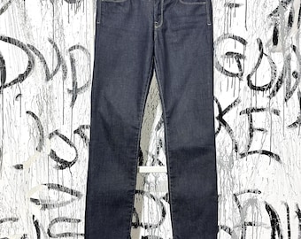 Vaqueros Diesel Industry Hi-Vy Slim Stretch para mujer, talla W28 L32, algodón azul oscuro