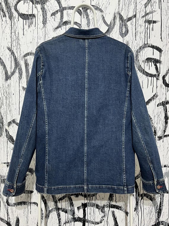 NWT Uniqlo X Ines De La Fressange Paris Blue Cotton Women Denim