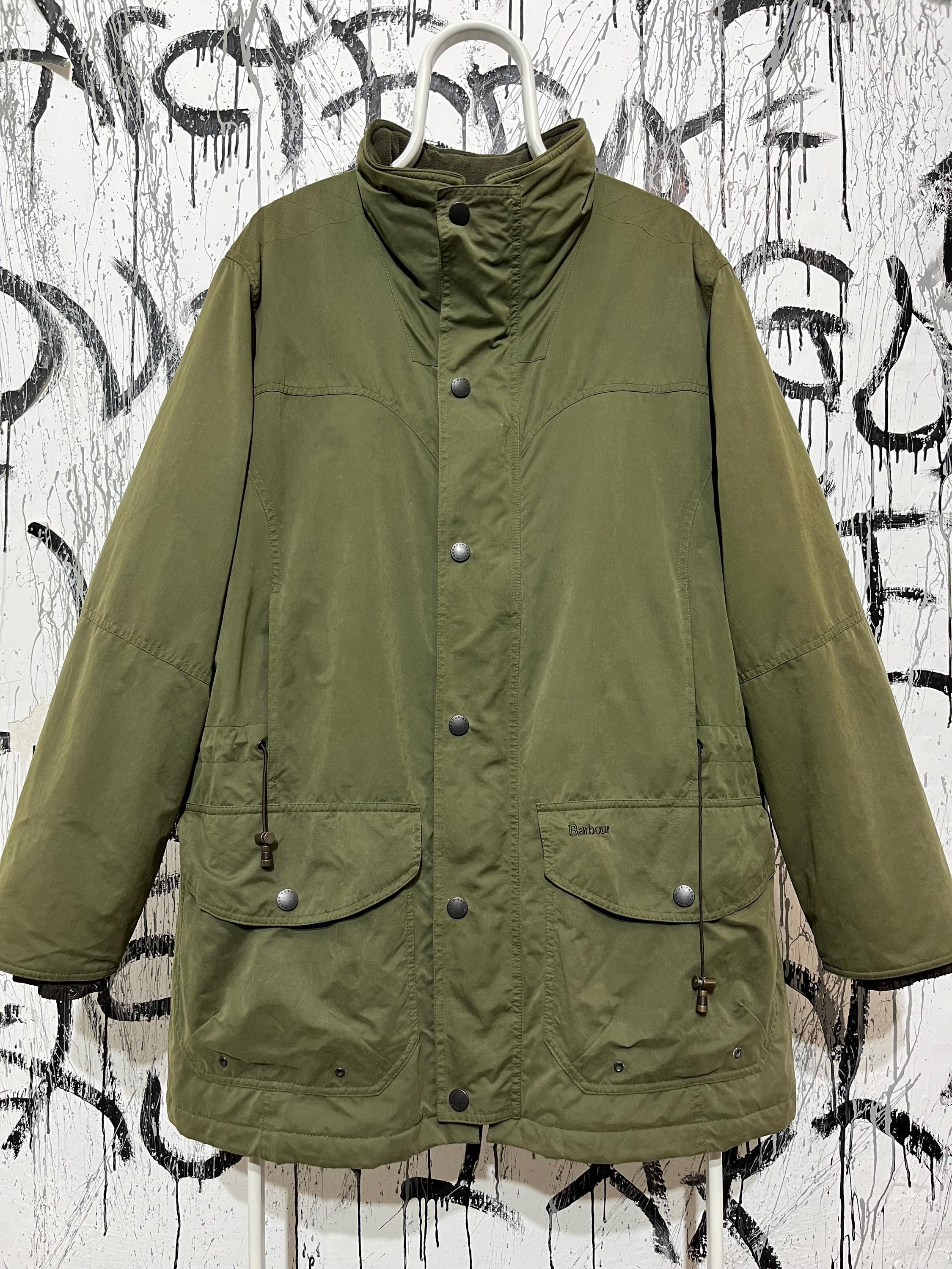 希少 Barbour Breathables Jacket モッズコート Barbour Breathables Berwick Climate Winter Mens Jacket Green Large