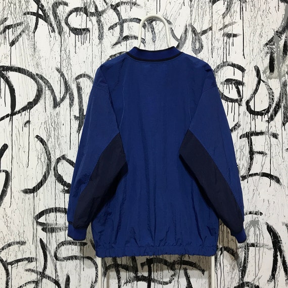 90‘s vintage NIKE numberingTee MAXI OP Nike Vintage Sweatshirt Nylon V-neck 94-99 Years Size S Mens