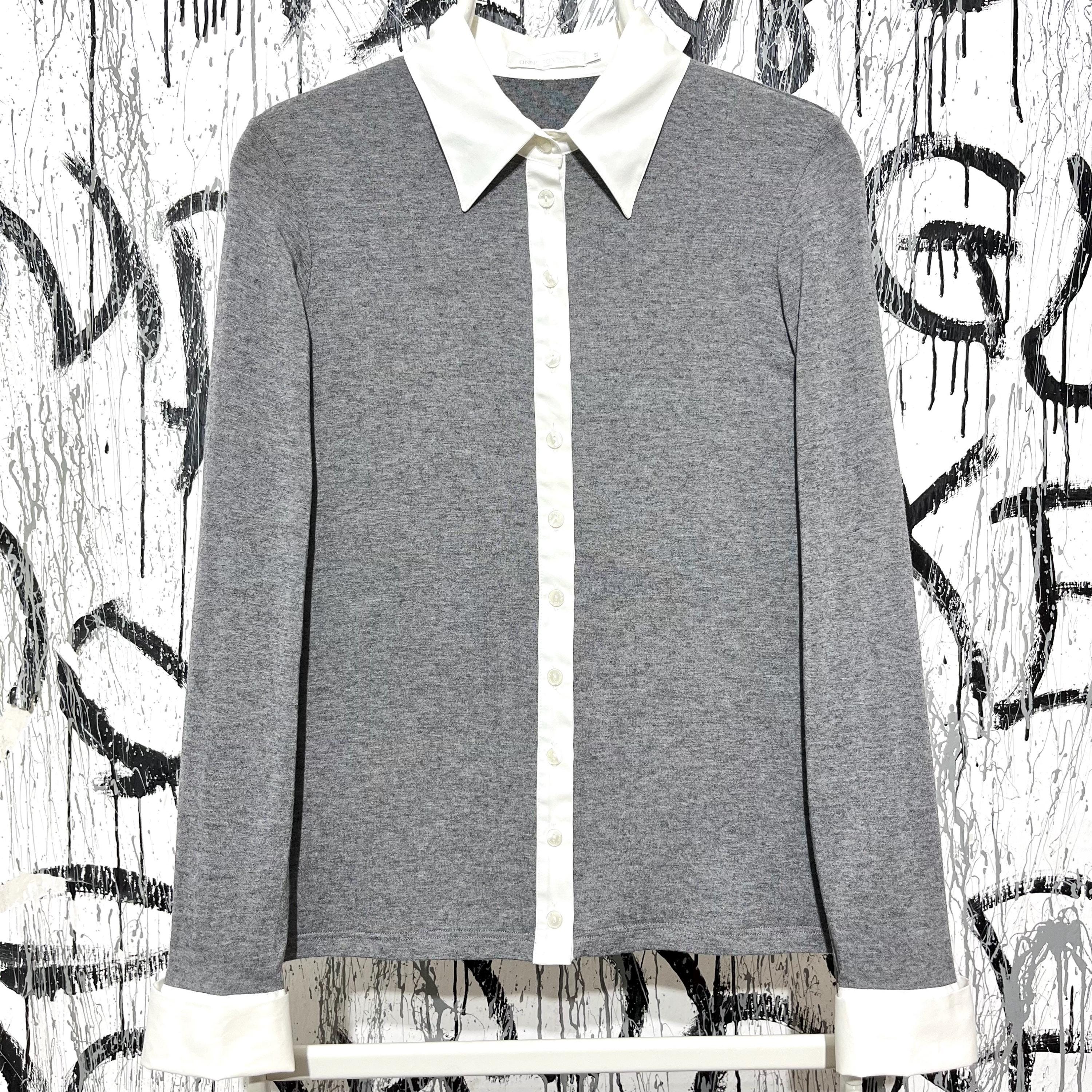 Rossana White long-sleeve designer shirt | Anne Fontaine ローズ 