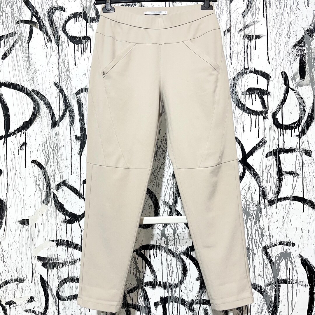 Ladies Raphael Raffi Pants Raffaello Rossi Holly Jogger Pants Womens Cream Size 36 Polyester ...