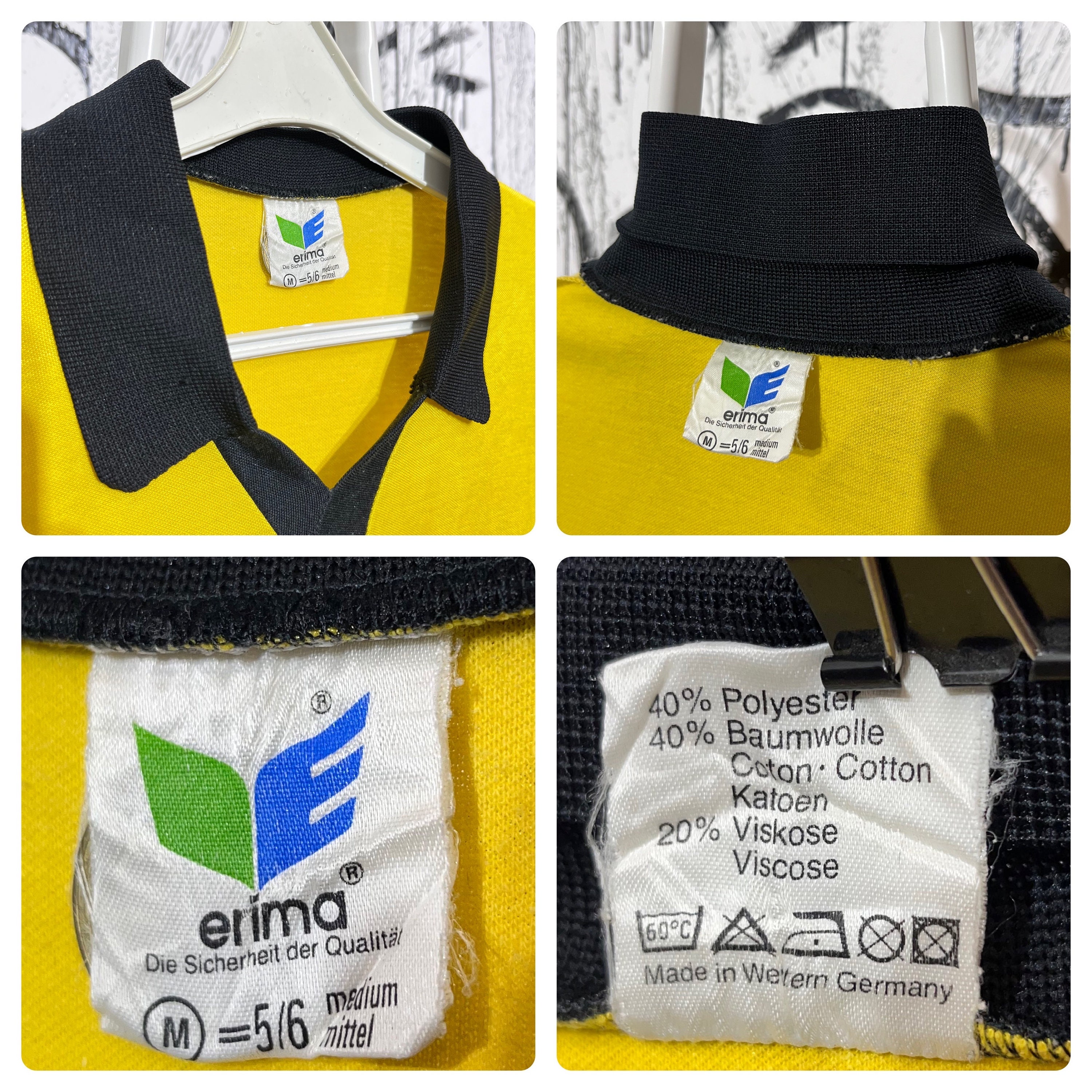 Maillot Foot Allemagne Domicile 1980/82, Erima #11, Taille M, Manches Longues