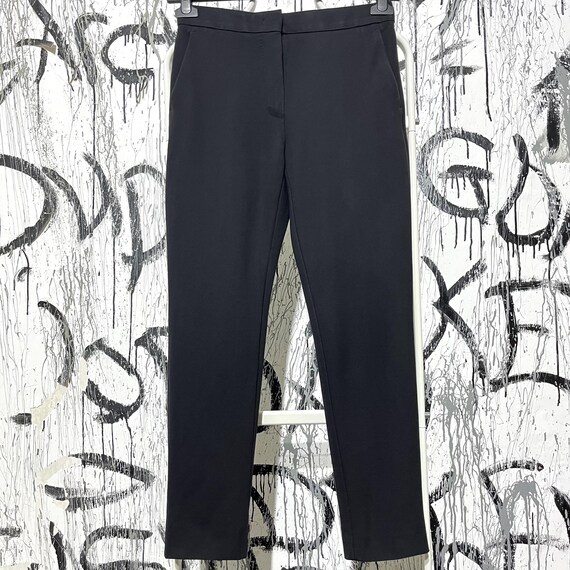 Max Mara, Vintage Max Mara Dress Pants Womens Size US 4 Straight Leg Trousers Black Viscose