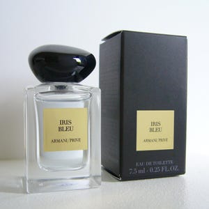 Collectible Perfume Miniature Prive Iris Bleu 7,5ml Eau De Toilette Splash Mini Size Bottle No Spray