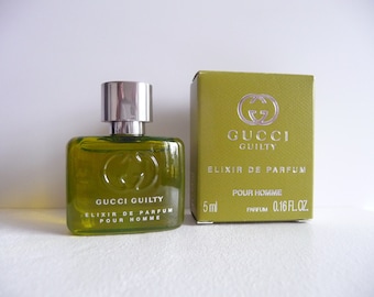 Sammlerparfüm Miniatur Guilty 5 ml Elixir De Parfum pour homme Mini-Flasche ohne Spray