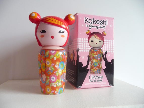 Collectible Perfume Miniature Kokeshi by Jeremy Scott Litchee 5ml