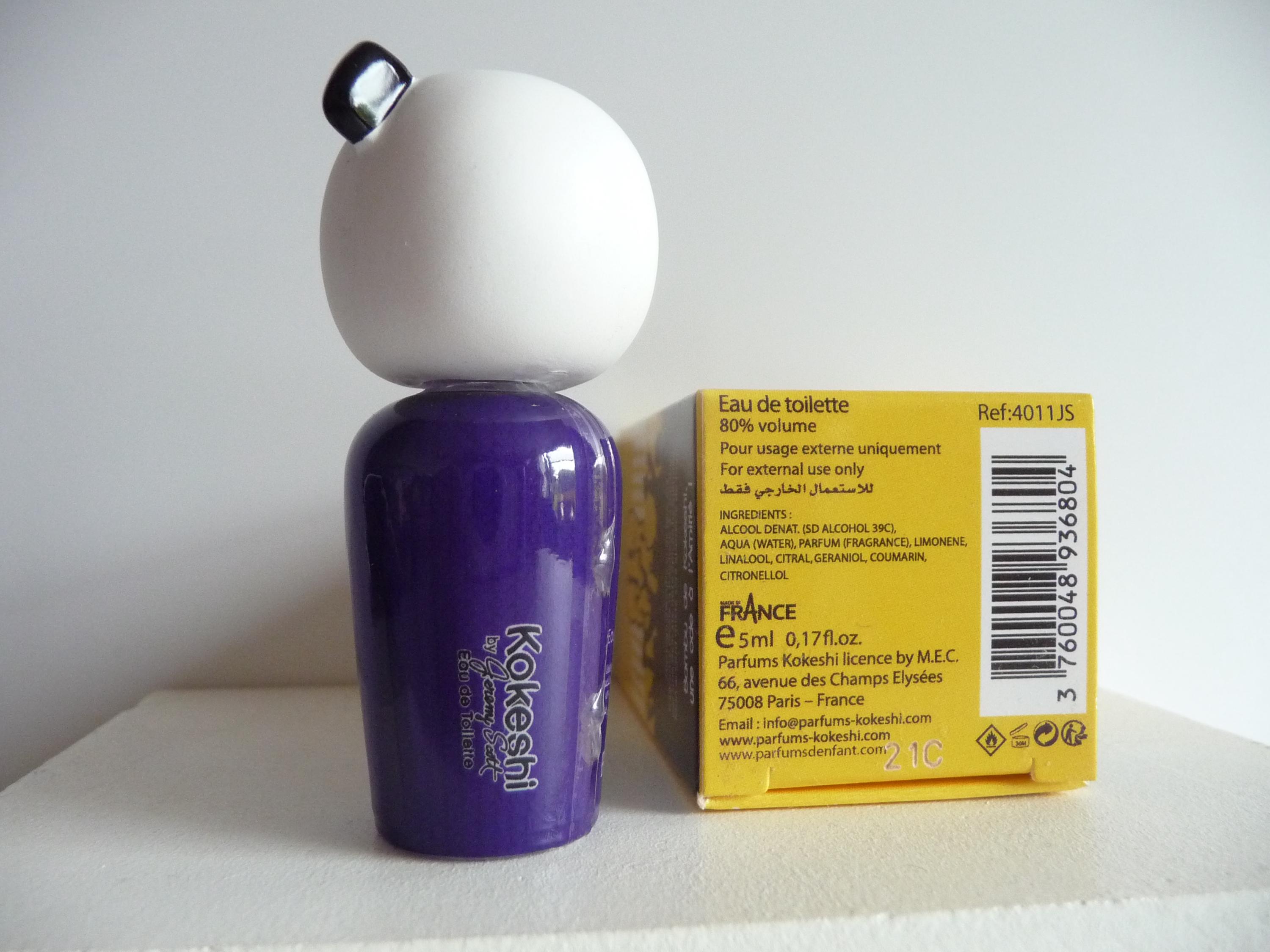 Collectible Perfume Miniature Kokeshi by Jeremy Scott Bambu 5ml
