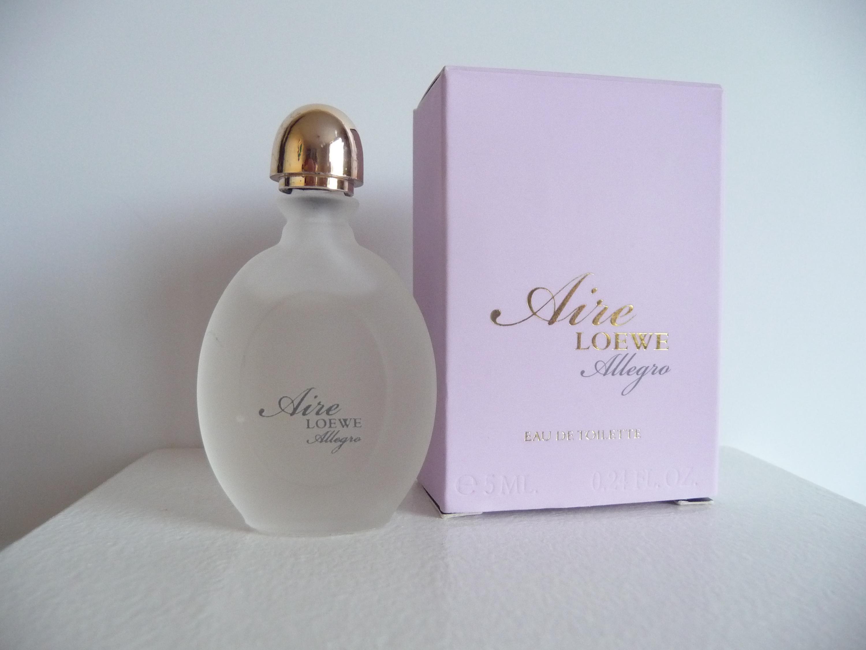 Collectible Perfume Miniature Aire Loewe Allegro 5ml Eau De Toilette Splash Mini Size Bottle No Spray Etsy UK