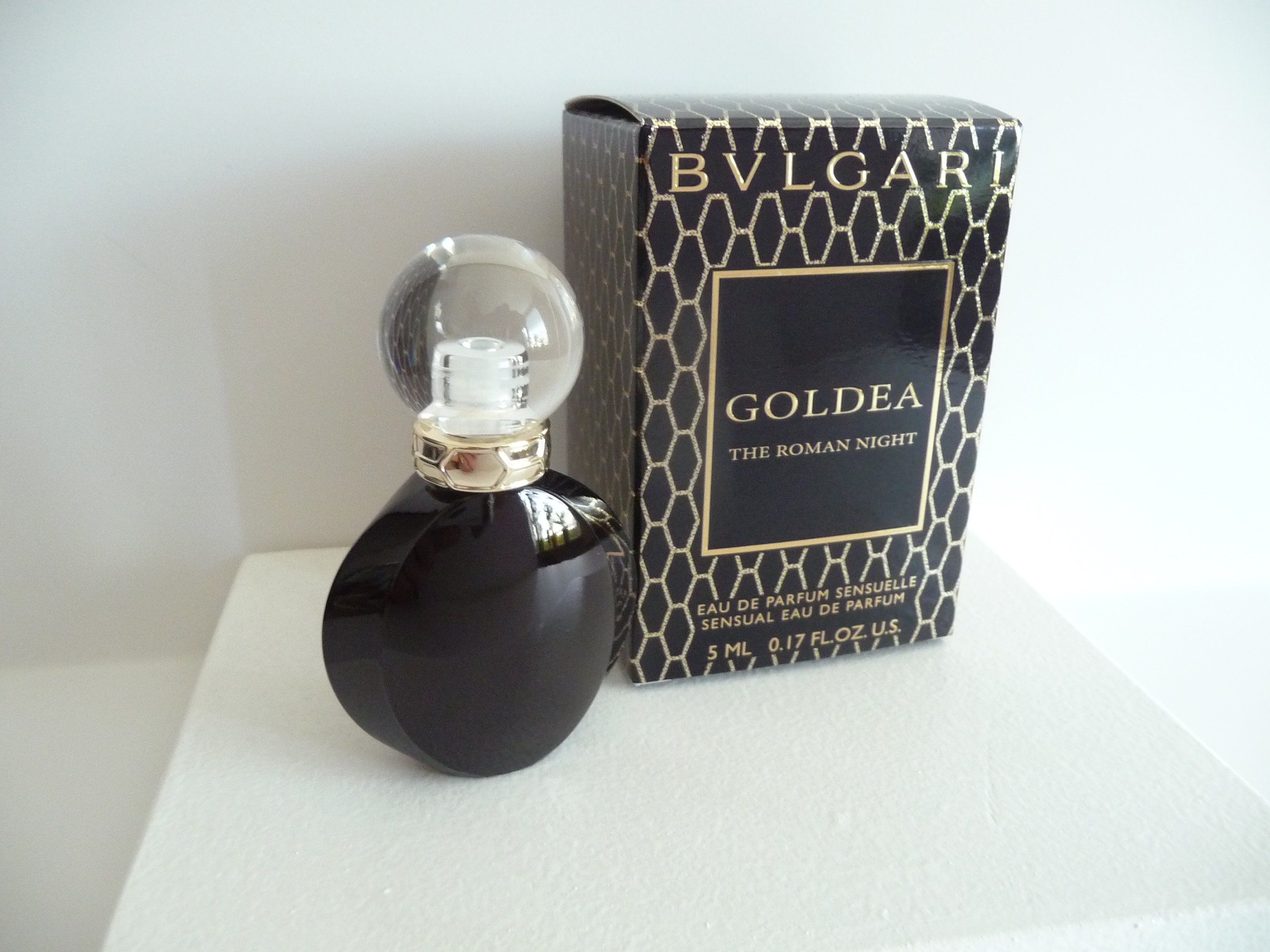 Collectible Perfume Miniature Bvlgari Goldea the Roman Night 5ml
