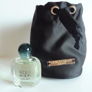 Collectible Perfume Miniature Acqua di Gioia 5ml Eau De Parfum + Luxury Pouch Mini Size Bottle (No Spray)
