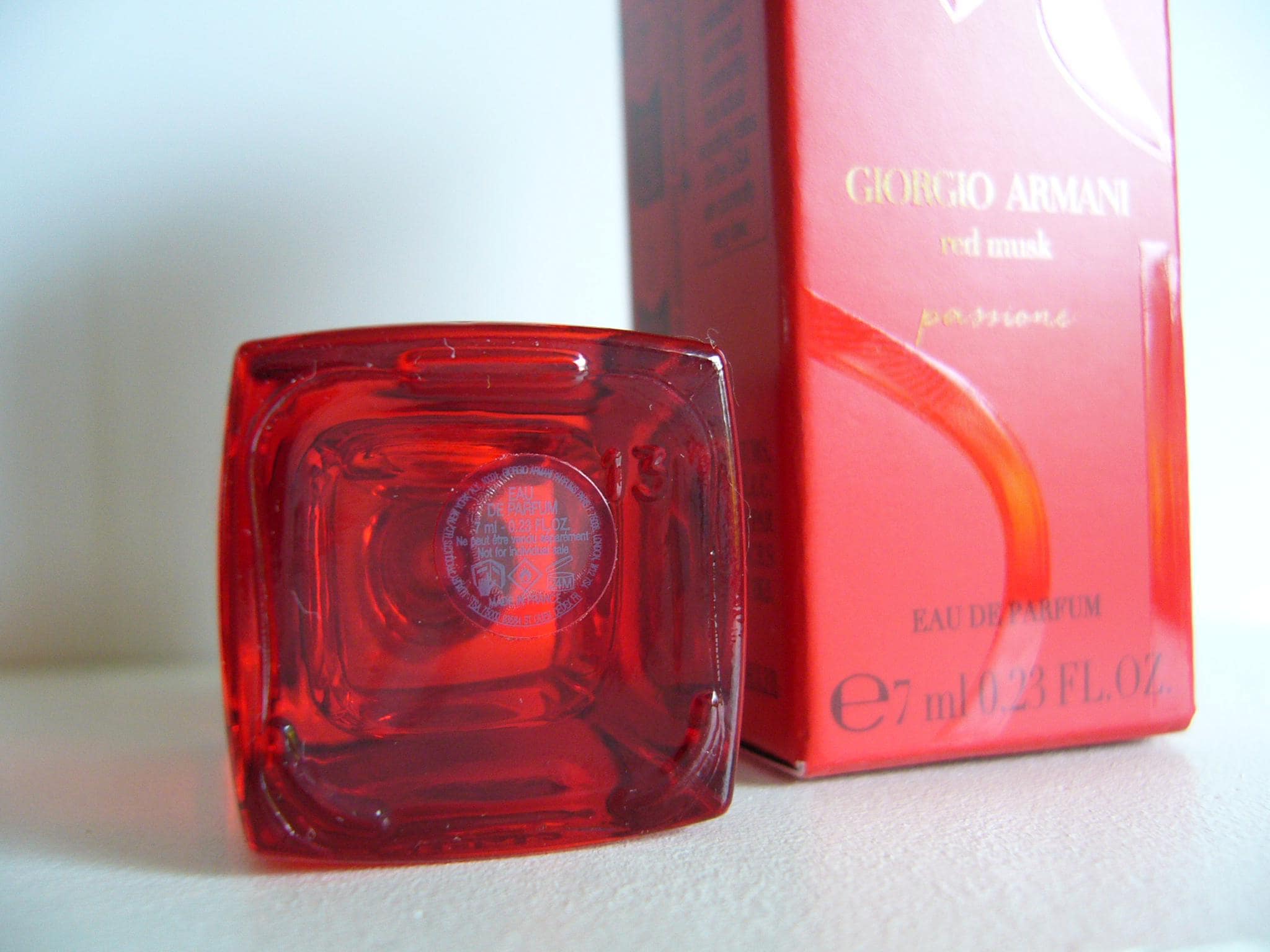 Collectible Perfume Miniature Si Passione Red Musk 7ml Eau De