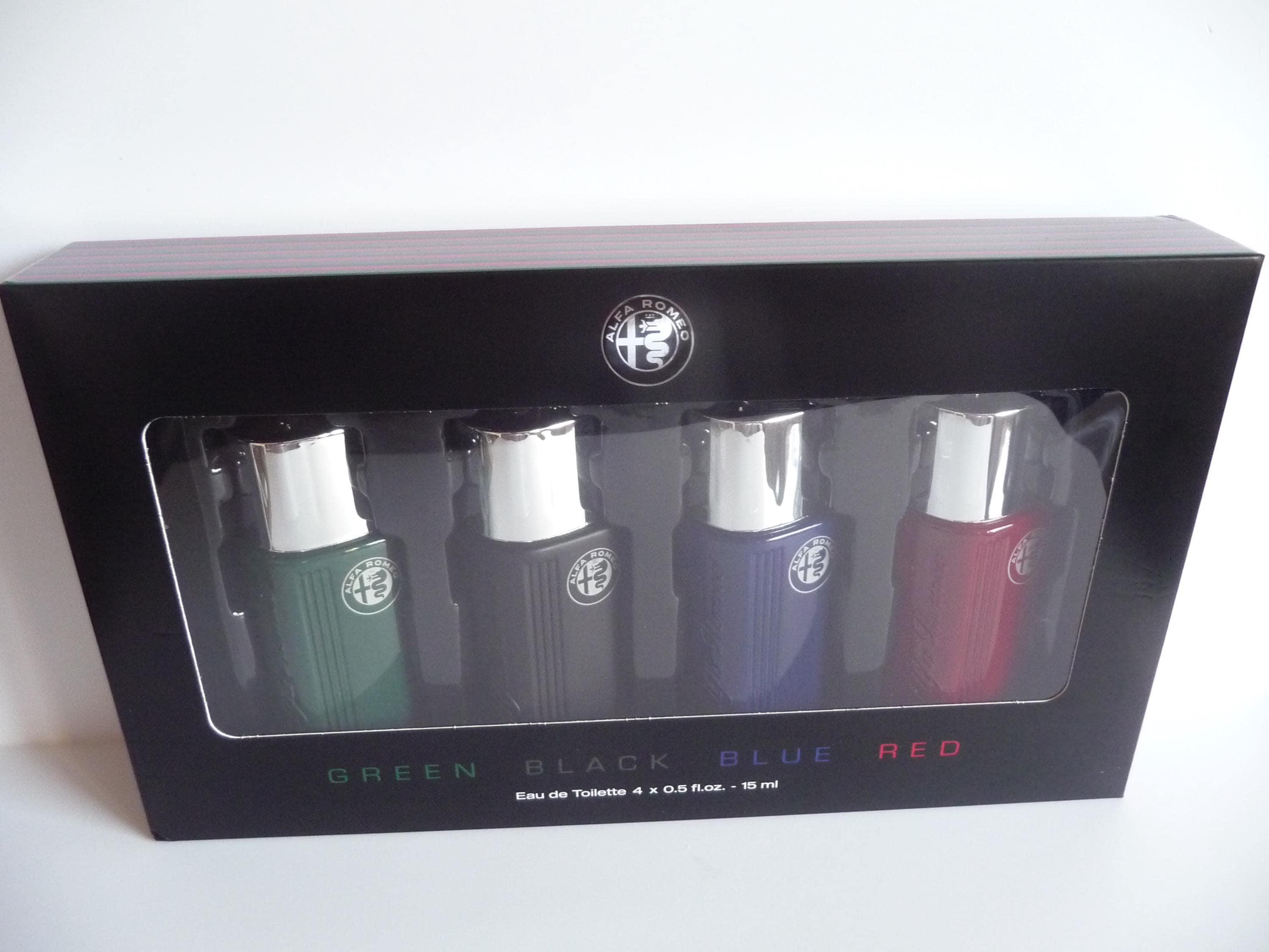 Set Alfa Romeo Green Black Blue Red Eau De Toilette 4 X 15ml - Etsy