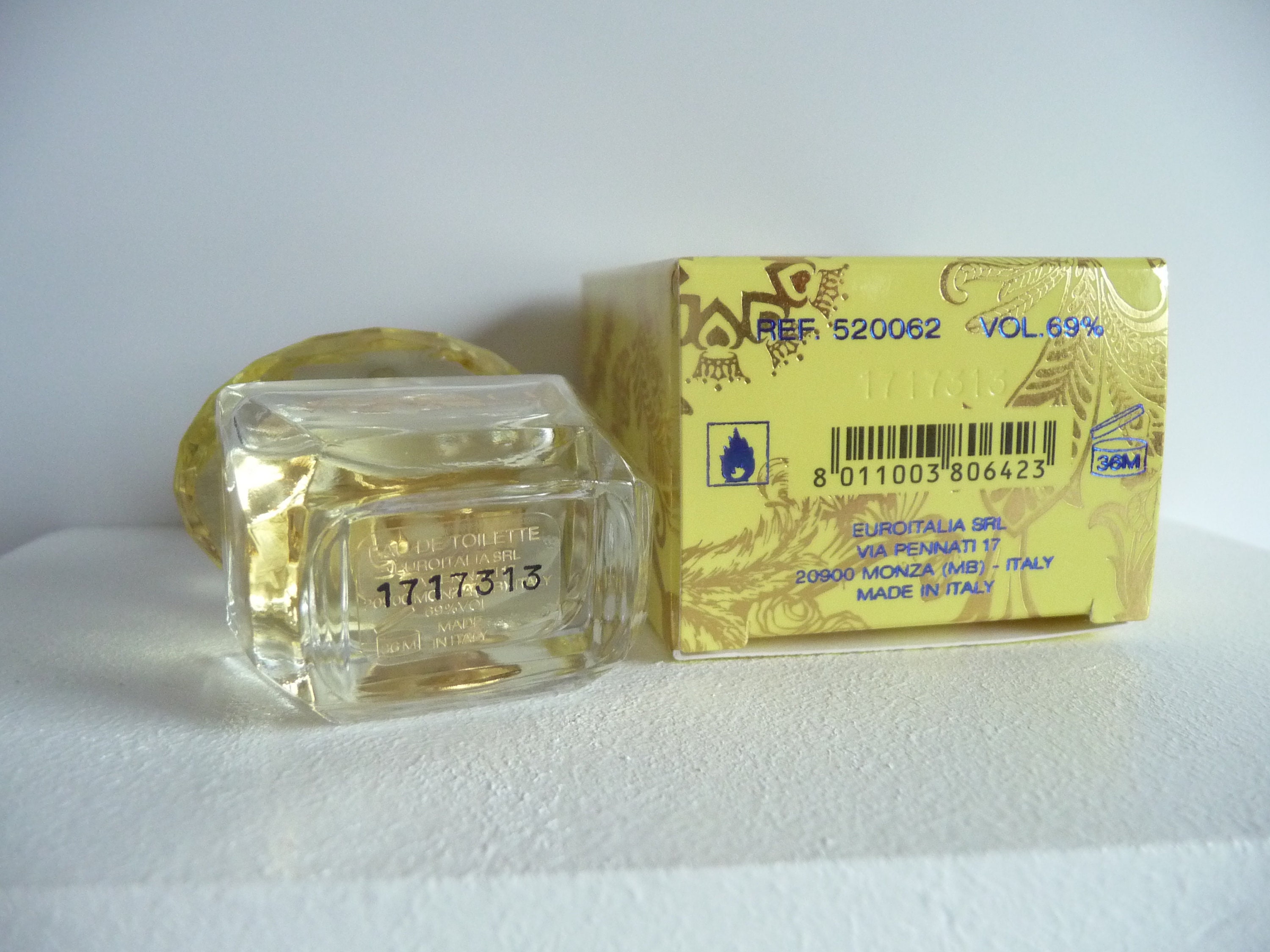 コレクター向け香水 ミニチュア イエロー ダイヤモンド 5ml