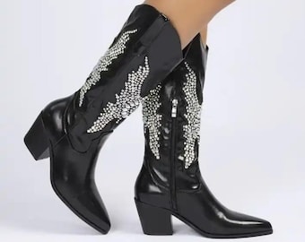 sparkly cowgirl boots cheap