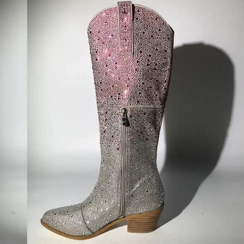 Sparkly Cowboy Boots, Rhinestone Cowgirl Boots, Glitter, Western Boots