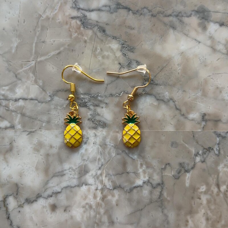 Pineapple Earrings Etsy