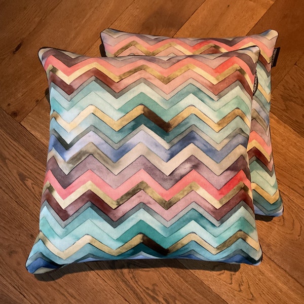 Missoni - Coussins en tissu Missoni - Taies d'oreiller - 43 x 43 cm