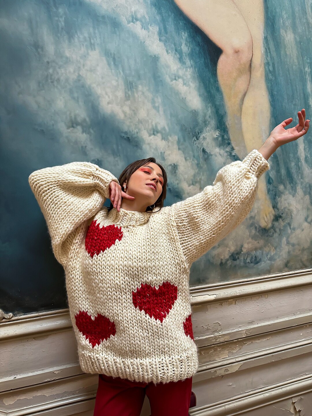 Selflove Heart Jumper Etsy