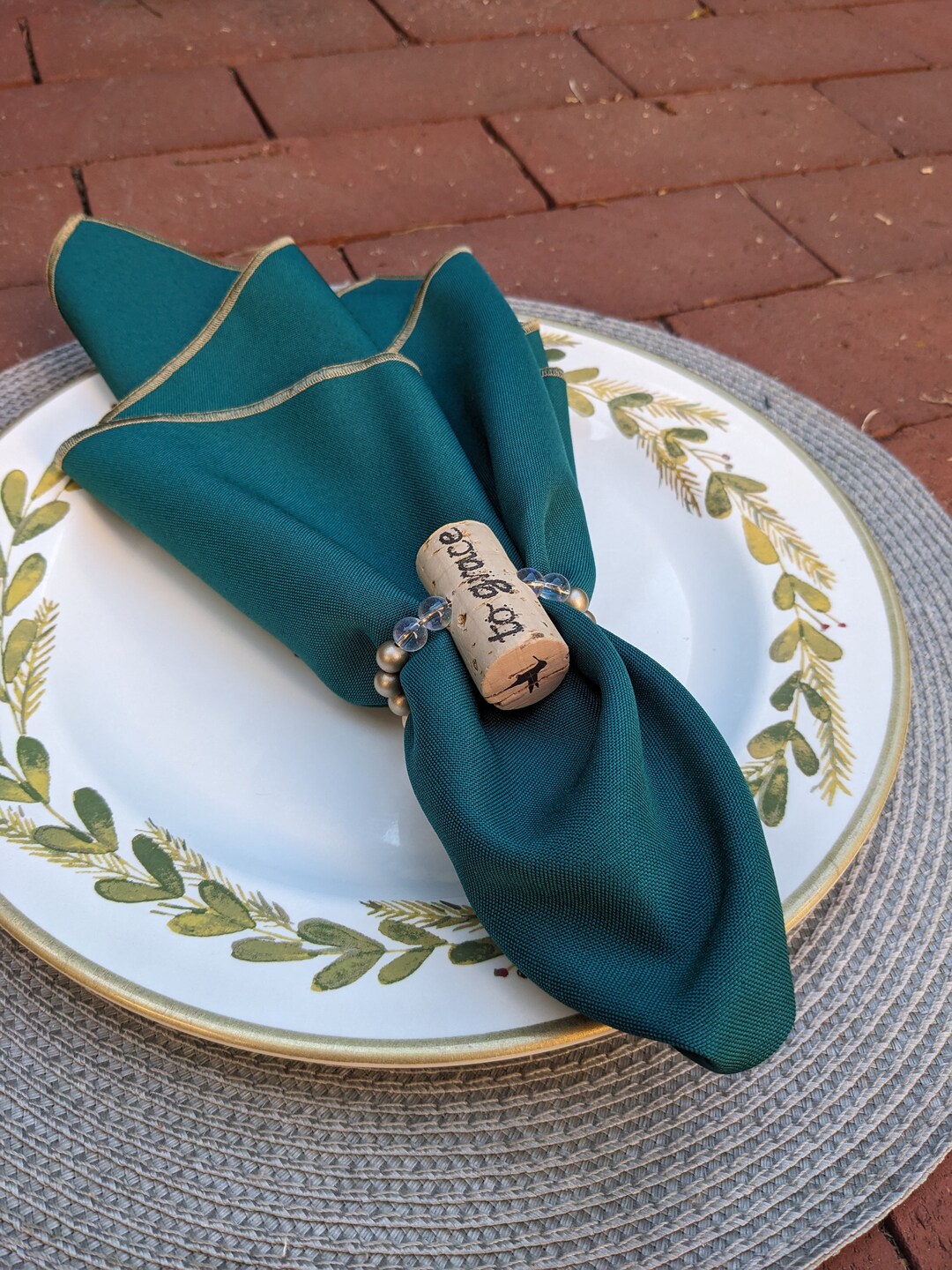 Upcycled Wine Cork Napkin Rings Santa Barbara County Etsy