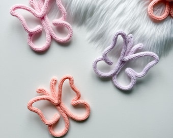 3D Knitted Wire Butterfly: Kids Room Wall Decor