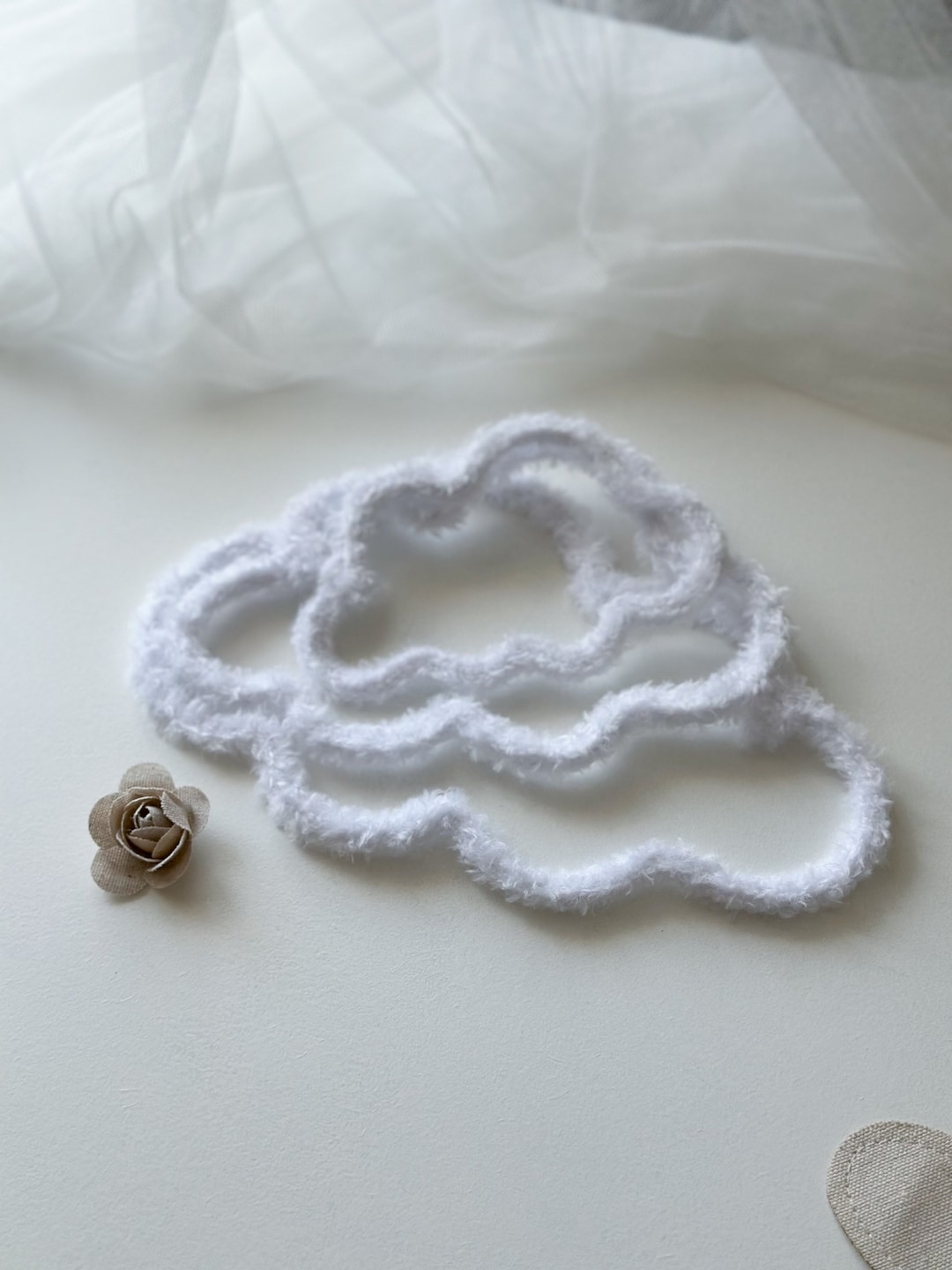 Fluffy Cloud Wall Decor: Set of 3 Whi...