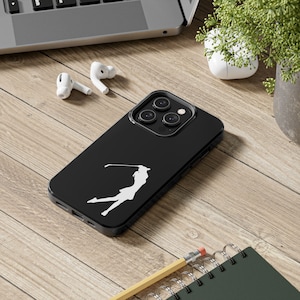 Custodia per telefono da golf da donna, design carino estetico minimale, regalo perfetto per mogli di golfiste e golfiste donne, iPhone / Samsung - Custodia resistente