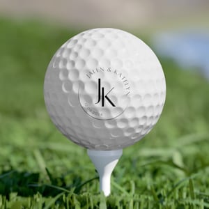 Classy Wedding Golf Balls Personalized Golf Balls Golf Wedding Favors Golf Wedding Gift Golf Party Favors Custom Golf Balls Engagement Gifts