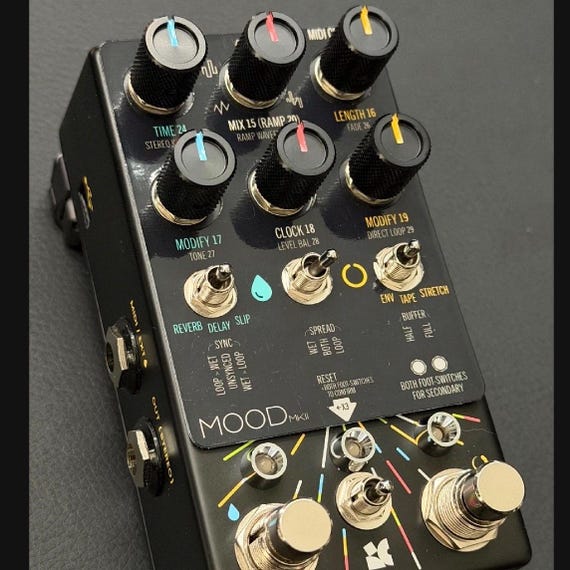 Overlay for Chase Bliss MOOD MK2 Pedal (pedal Not Included) - to