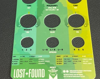 Chase Bliss Lost & Found  Pedal Overlay - Secondary Functions