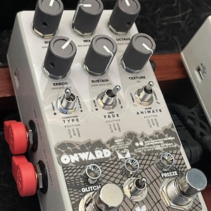 Overlay for chase bliss ONWARD Pedal (pedal not included) - to show secondary Functions.