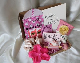 Personalised Pamper Hamper for her |  Hug in a Box | Relaxing Beauty Gift | Gift for Her | Occasions | Bestie, Mum, Sister| For Her