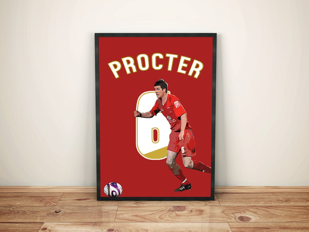 Accrington Stanley Football Club Retro EFL Andy Procter 6 Etsy