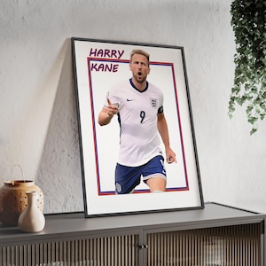 Harry Kane England Poster 2024