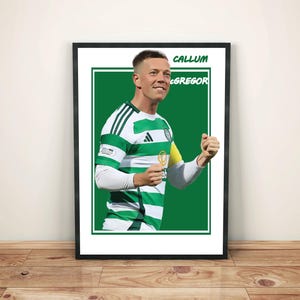 Callum McGregor Celtic Poster 24/25