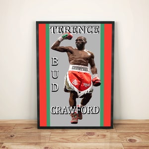 Affiche originale de Terence Bud Crawford, cadeau d'affiches encadrées, non encadrées et cartes de voeux. et cadeaux. Livre pour livre 10
