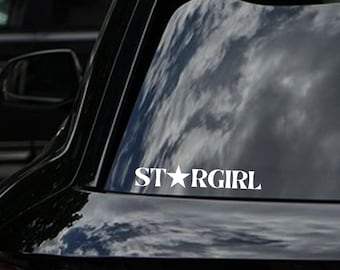 Stargirl Car Decal The Weeknd Sticker Stargirl sticker Cute Car Decal Music Car Decal Music car sticker Girly Car Sticker Musical Car Decor