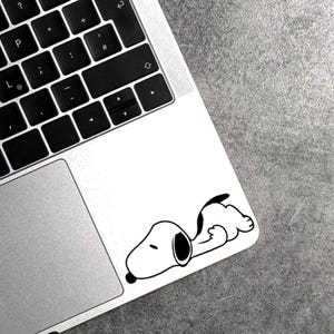 Snoopy Sticker for Laptop Snoopy Decal for Car Snoopy Car Sticker for Decor Laptop Accessories of Snoopy and Friends Sticker